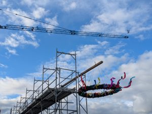 Der Richtkranz der Nibelungenhalle Lorsch